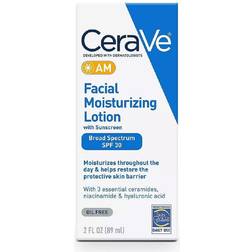 CeraVe AM Face Moisturizer Lotion with Sunscreen SPF 30 2 fl oz