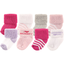 Luvable Friends Socks 8-pack - Pink/Mommy (10728016)