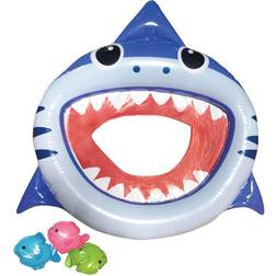 Northlight 34808671 24.75 in. Inflatable Shark Mouth Fish Toss Swimming Pool Game