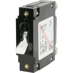 Blue Sea Circuit Breaker C-Series Toggle Switch, Single Pole, 100A, White