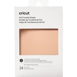 Cricut 24ct Foil Transfer Sheets Rose Gold