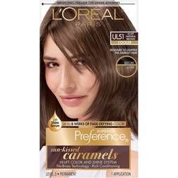 L'Oréal Paris Permanent Color, Sun Kissed Caramels, Cooler/Hi-Lift Natural Brown UL51 False