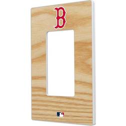 Strategic Printing Boston Red Sox Bat Design Single Rocker Light Switch Plate