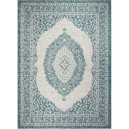 Safavieh Courtyard Collection Blue, Gray 31x60"