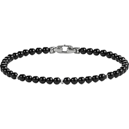 David Yurman Spiritual Beads Bracelet - Silver/Onyx