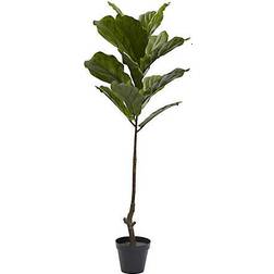 Nearly Natural Artificial Fiddle Leaf Tree 4ft