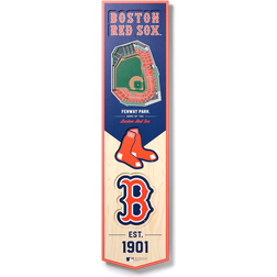 YouTheFan Boston Red Sox 3D Stadium View Banner