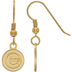 LogoArt Chicago Cubs Mini Dangle Earrings - Gold