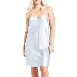 iCollection Satin Chemise - Grey