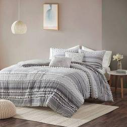 Urban Habitat Calum Duvet Cover Grey (233.68x172.72cm)