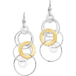 Ippolita Chimera Circle Drop Earrings - Silver/Gold