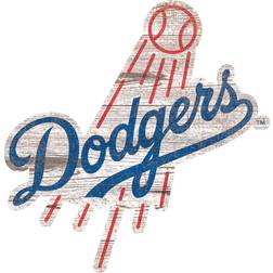 Fan Creations Los Angeles Dodgers Distressed Logo Cutout Sign Board