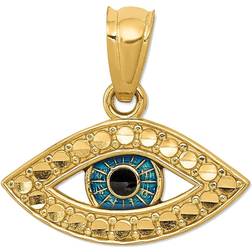 Macy's Evil Eye Charm - Gold/Blue/Black