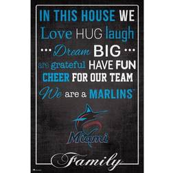 Fan Creations Miami Marlins In This House Sign