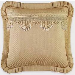 J. Queen New York Napoleon Complete Decoration Pillows Beige, Gold (50.8x50.8cm)