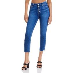 Paige Cindy High Rise Ankle Straight Jeans - Wonderwall