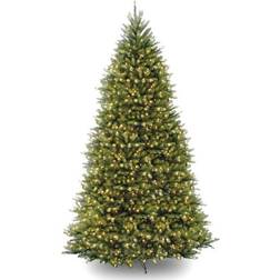 National Tree Company 10' Clear Prelit LED Green Hinged Fir Christmas Tree