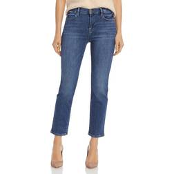 Frame Le High Ankle Straight-Leg Jeans - Bestia