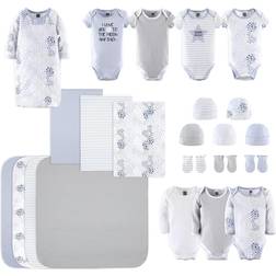 The Peanutshell Newborn Baby Layette Gift Set 23-pack - Blue/Grey