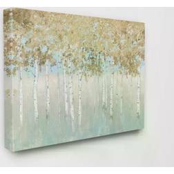 Stupell Abstract Gold Tree Landscape Framed Art