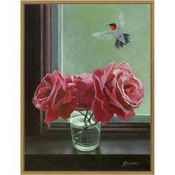 Amanti Art Window Shopping Rose Framed Art 45.7x59.7cm