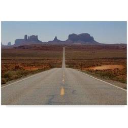 American School Road to Monument Valley Framed Art 119.4x76.2cm