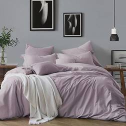 Swift Home Yarn-Dyed Duvet Cover Purple (233.68x)