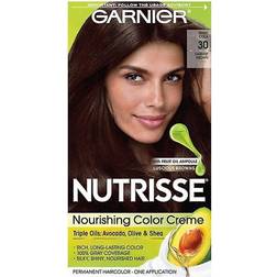 Garnier Nutrisse Nourishing Color Creme #30 Darkest Brown