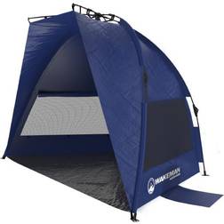 Wakeman 75-CMP1031 Pop Up Beach Tent Sun Shelter for Shade Blue