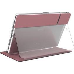 Speck Balance Folio 10.2" Apple iPad (7th Generation) Tablet Case Rose Gold Clear