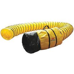 XPower Ventilation Duct Hose,PVC,12" x 25 ft. Yellow