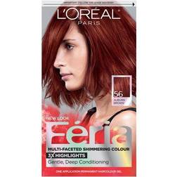 L'Oréal Paris Feria Shimmering Hair Color, 56 Auburn Brown CVS