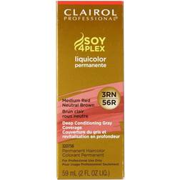 Clairol Soy4plex Liquicolor Permanent Hair Color 3RN/56R Medium Red Neutral Brown