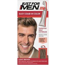 Just For Men Easy Comb-In Haircolor, Light Brown A-25 False