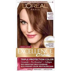 L'Oréal Paris Excellence Hair Color, 6RB Light Reddish Brown CVS