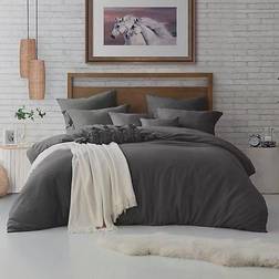 Swift Home Crinkle Duvet Cover Grey (228.6x172.72cm)