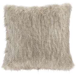 Madison Park Edina Faux Fur Complete Decoration Pillows Natural (50.8x50.8cm)
