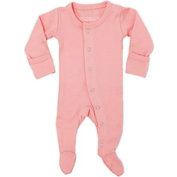 L'ovedbaby Organic Snap Footie - Coral (OR444co)