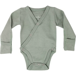 L'ovedbaby Organic Kimono Bodysuit - Seafoam (OR339sf)