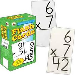 Flash Cards, Multiplication Facts 0-12, 3w x 6h, 94/Pack