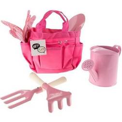 Toy Time Kids Gardening Tool Set with Canvas Bag