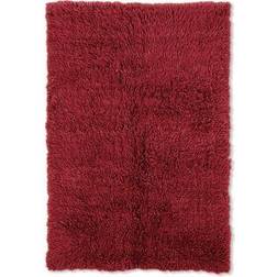 Linon Flokati Rug Red 24x96"