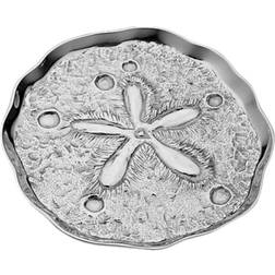 Wilton Armetale SeaLife Sand Dollar Serving Platter & Tray