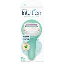 Schick Intuition Sensitive Care Razor + 2 Cartridges