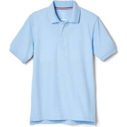 French Toast Boy's Short Sleeve Pique Polo - Blue
