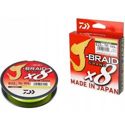 Daiwa J-Braid Grand 0.20mm 135M Chartreuse