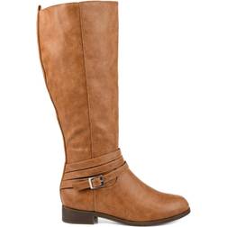 Journee Collection Ivie Extra Wide Calf - Brown