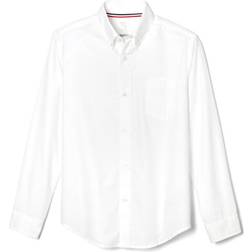 French Toast Boy's Long Sleeve Oxford Shirt - White