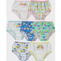 Toddler Girl's Baby Shark Briefs 7-pack - Blue