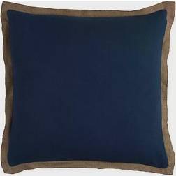 Rizzy Home Solid Square Complete Decoration Pillows Blue (55.88x55.88cm)